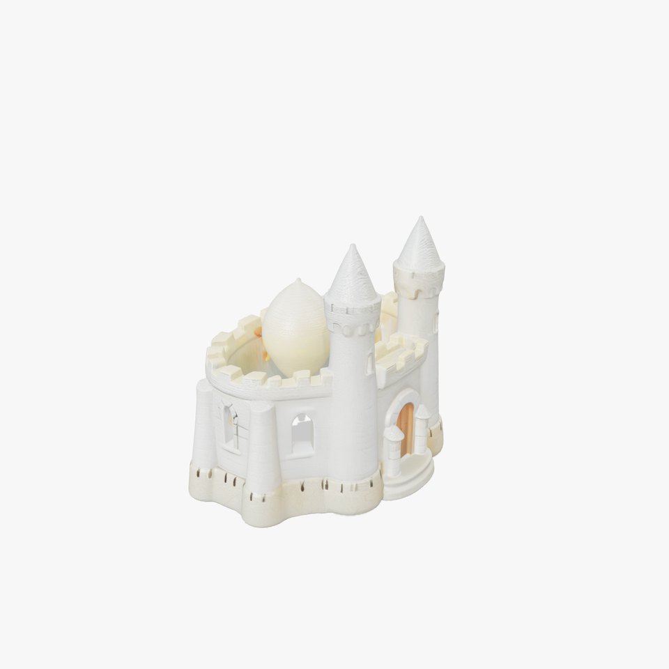 Aquarium Castle Symmetrical Design model pack